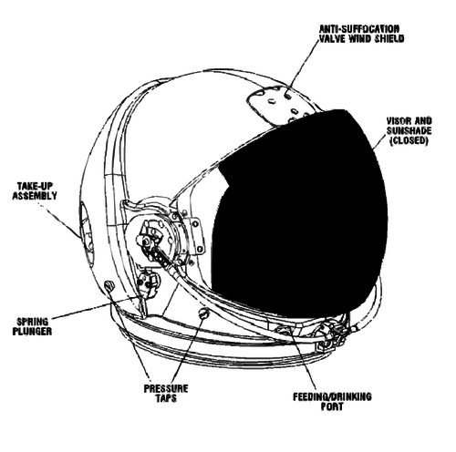 NASA flight helmet specs